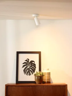 XYRUS - Plafondspot - Ø 9 cm - LED Dim to warm - GU10 - 1x5W 2200K/3000K - Wit*Lucide Flash Sale