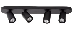 XYRUS - Plafondspot - LED Dim to warm - GU10 - 4x5W 2200K/3000K - Zwart*Lucide New
