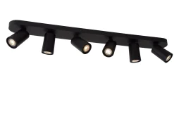 XYRUS - Plafondspot - LED Dim to warm - GU10 - 6x5W 2200K/3000K - Zwart*Lucide New