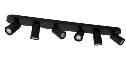 XYRUS - Plafondspot - LED Dim to warm - GU10 - 6x5W 2200K/3000K - Zwart*Lucide New