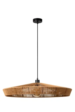 YUNKAI - Hanglamp - Ø 70 cm - 1xE27 - Naturel*Lucide Shop