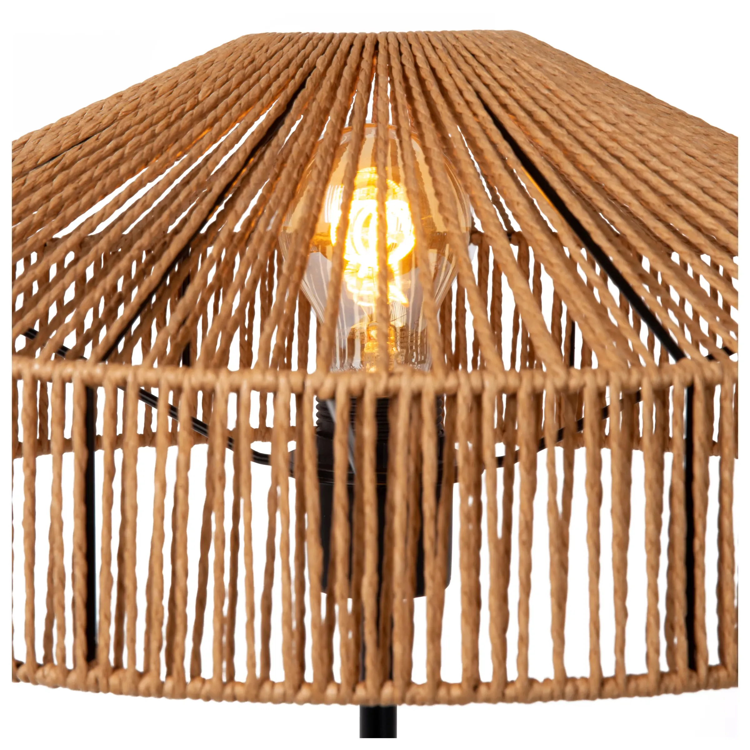 YUNKAI - Tafellamp - Ø 40 cm - 1xE27 - Naturel*Lucide Shop
