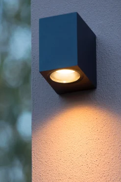 ZARO - Wandspot / Wandlamp Binnen/Buiten - 1xGU10 - IP44 - Zwart*Lucide Best Sale