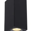 ZARO - Wandspot / Wandlamp Binnen/Buiten - 2xGU10 - IP44 - Zwart*Lucide Online
