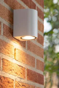ZARO - Wandspot / Wandlamp Binnen/Buiten - 1xGU10 - IP44 - Wit*Lucide Online