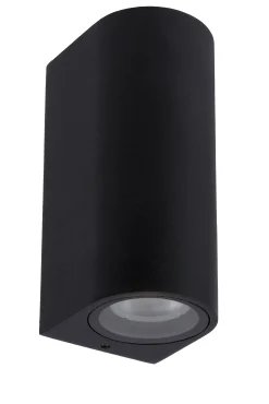 ZARO - Wandspot / Wandlamp Binnen/Buiten - 2xGU10 - IP44 - Zwart*Lucide Best
