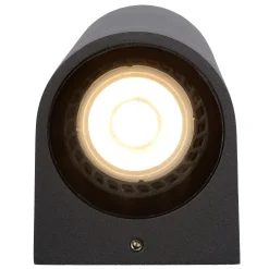 ZARO - Wandspot / Wandlamp Binnen/Buiten - 2xGU10 - IP44 - Zwart*Lucide Best