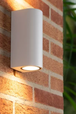 ZARO - Wandspot / Wandlamp Binnen/Buiten - 2xGU10 - IP44 - Wit*Lucide Hot
