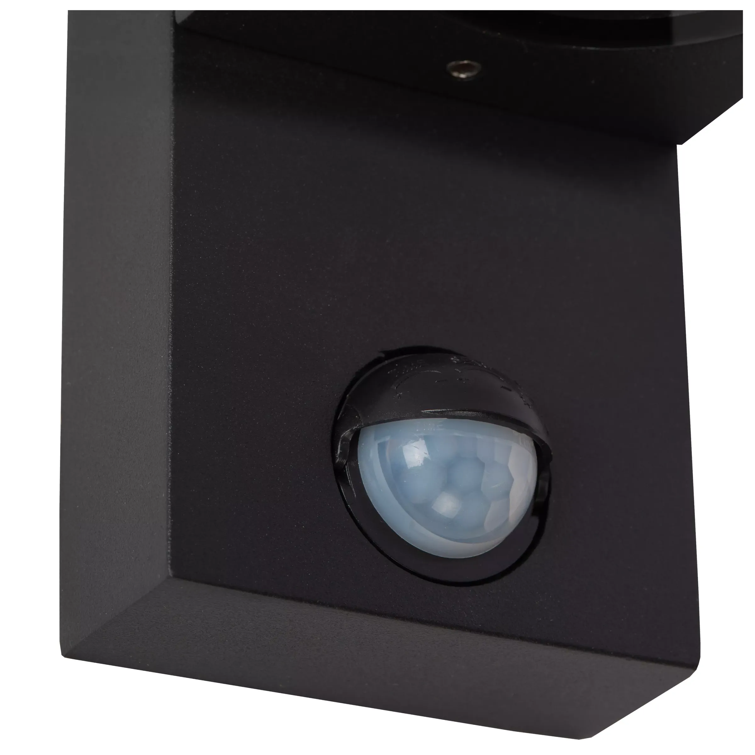 ZARO IR - Wandspot / Wandlamp Binnen/Buiten - 2xGU10 - IP65 - Beweging & dag/nacht sensor (uitschakelbaar) - Zwart*Lucide Cheap