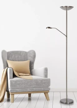 ZENITH - Leeslamp - LED Dimb. - 3000K - Mat chroom*Lucide Sale