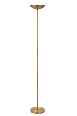 ZENITH - Vloerlamp - Ø 25,4 cm - LED Dimb. - 1x20W 3000K - Mat Goud / Messing*Lucide Cheap