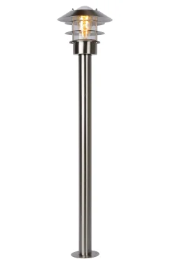 ZICO - Lantaarnpaal - Ø 21,8 cm - 1xE27 - IP44 - Mat chroom*Lucide Fashion