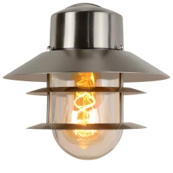 ZICO - Wandlamp Binnen/Buiten - Ø 21,8 cm - 1xE27 - IP44 - Mat chroom*Lucide Sale