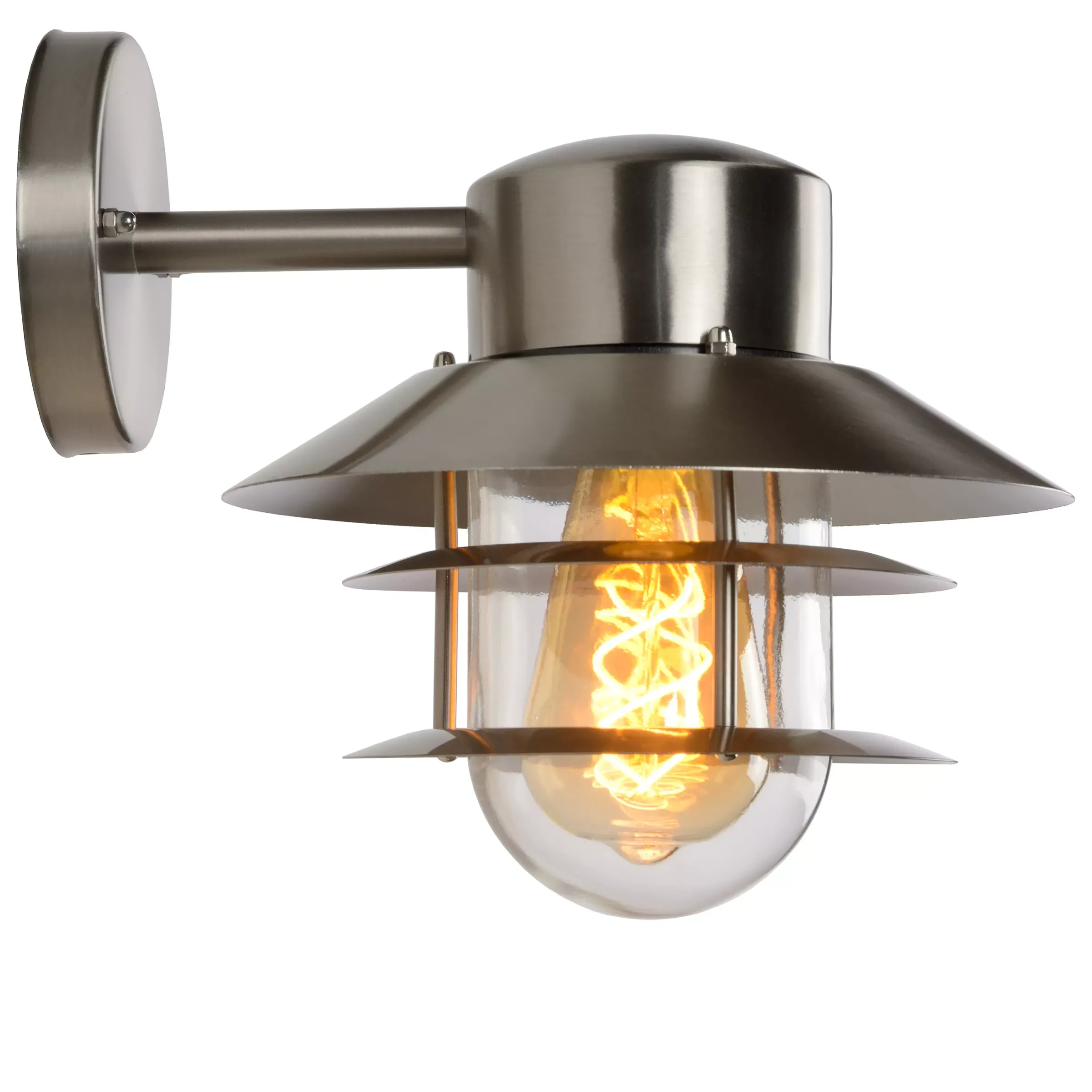 ZICO - Wandlamp Binnen/Buiten - Ø 21,8 cm - 1xE27 - IP44 - Mat chroom*Lucide Sale