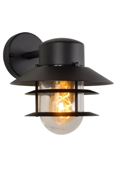 ZICO - Wandlamp Binnen/Buiten - 1xE27 - IP44 - Zwart*Lucide Shop