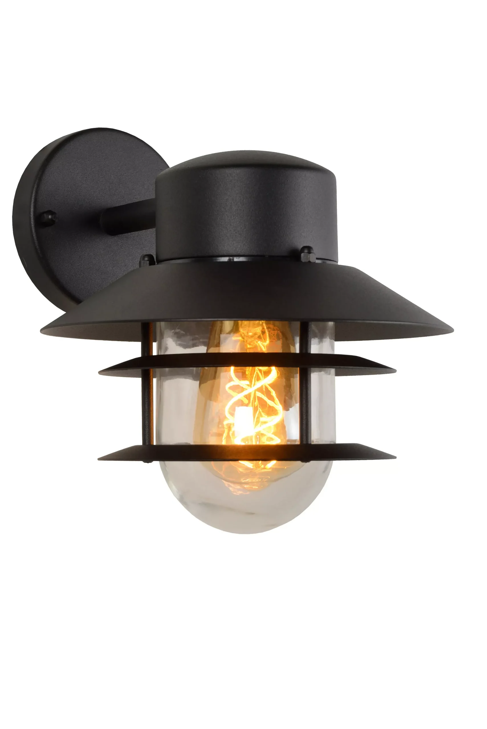 ZICO - Wandlamp Binnen/Buiten - 1xE27 - IP44 - Zwart*Lucide Shop