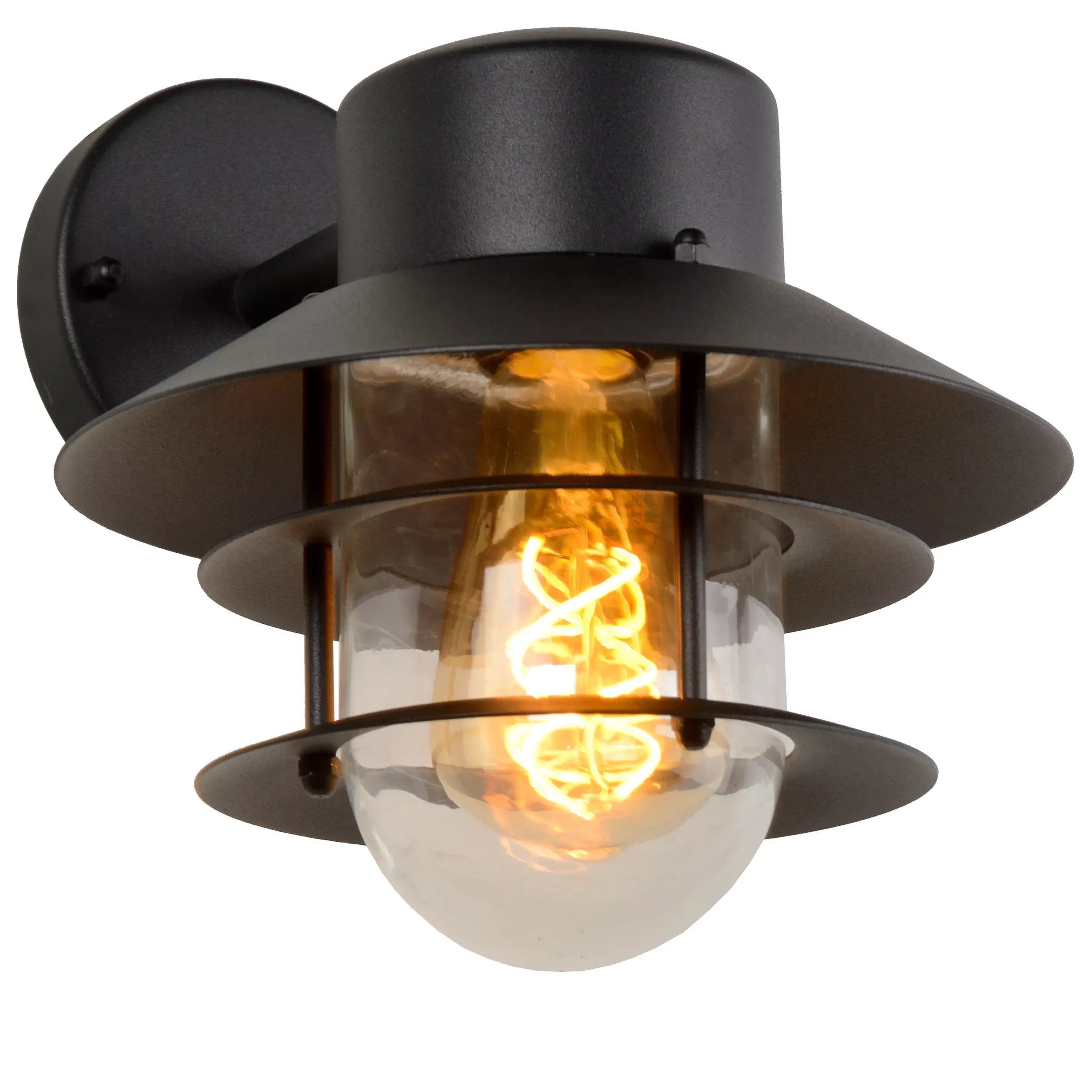 ZICO - Wandlamp Binnen/Buiten - 1xE27 - IP44 - Zwart*Lucide Shop