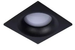 ZIVA - Inbouwspot Badkamer - 1xGU10 - IP44 - Zwart*Lucide Store