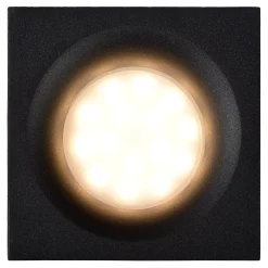 ZIVA - Inbouwspot Badkamer - 1xGU10 - IP44 - Zwart*Lucide Store