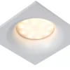 ZIVA - Inbouwspot Badkamer - 1xGU10 - IP44 - Wit*Lucide Best Sale