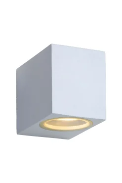 ZORA-LED - Wandspot / Wandlamp Binnen/Buiten - LED Dimb. - GU10 - 1x5W 3000K - IP44 - Wit*Lucide Flash Sale