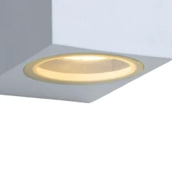 ZORA-LED - Wandspot / Wandlamp Binnen/Buiten - LED Dimb. - GU10 - 1x5W 3000K - IP44 - Wit*Lucide Flash Sale