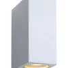 ZORA-LED - Wandspot / Wandlamp Binnen/Buiten - LED Dimb. - GU10 - 2x5W 3000K - IP44 - Wit*Lucide Best