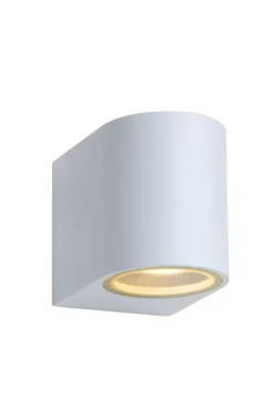 ZORA-LED - Wandspot / Wandlamp Binnen/Buiten - LED Dimb. - GU10 - 1x5W 3000K - IP44 - Wit*Lucide Hot