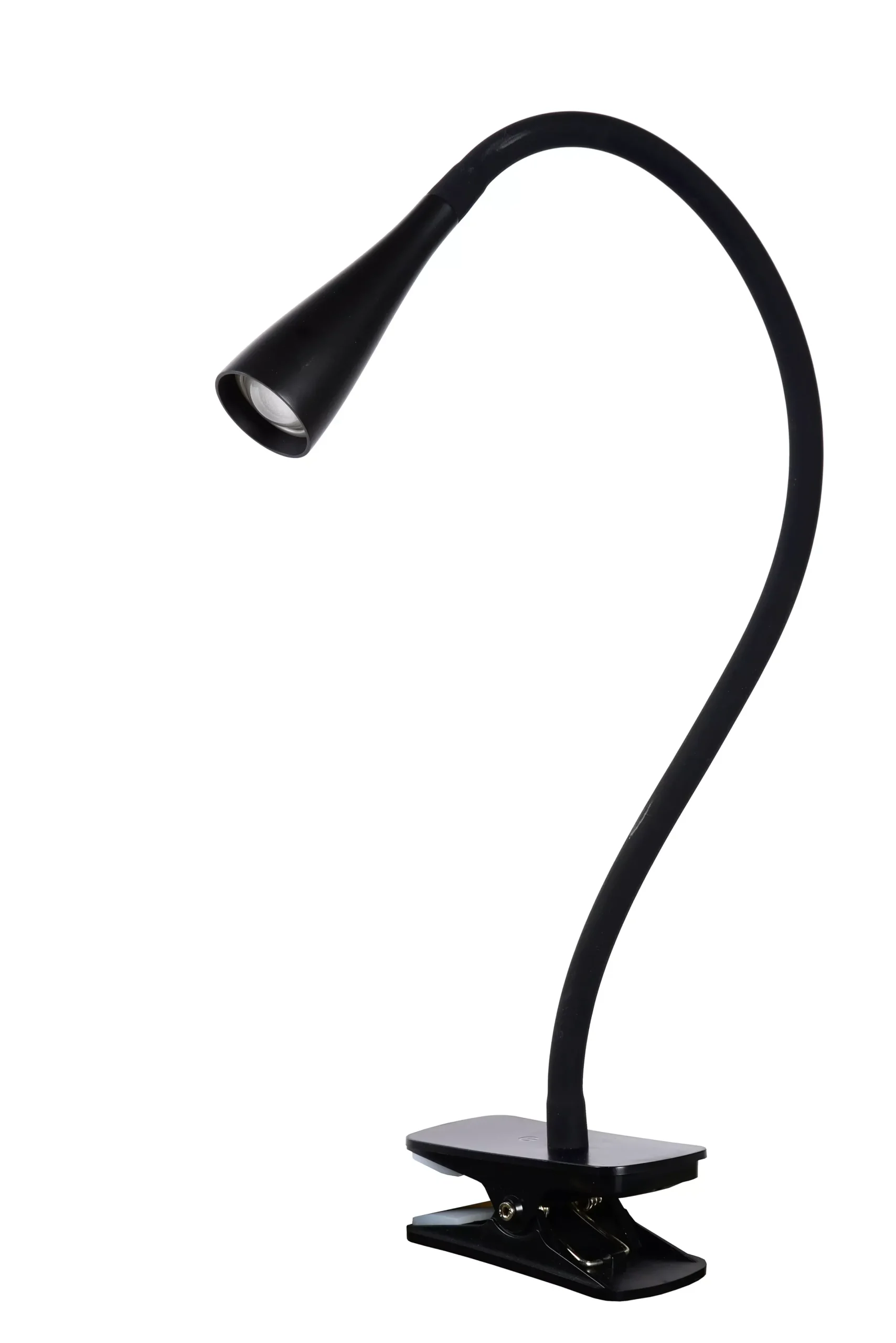 ZOZY - Klemlamp - LED 3 StepDim - 1x4W 3000K - Zwart*Lucide Best