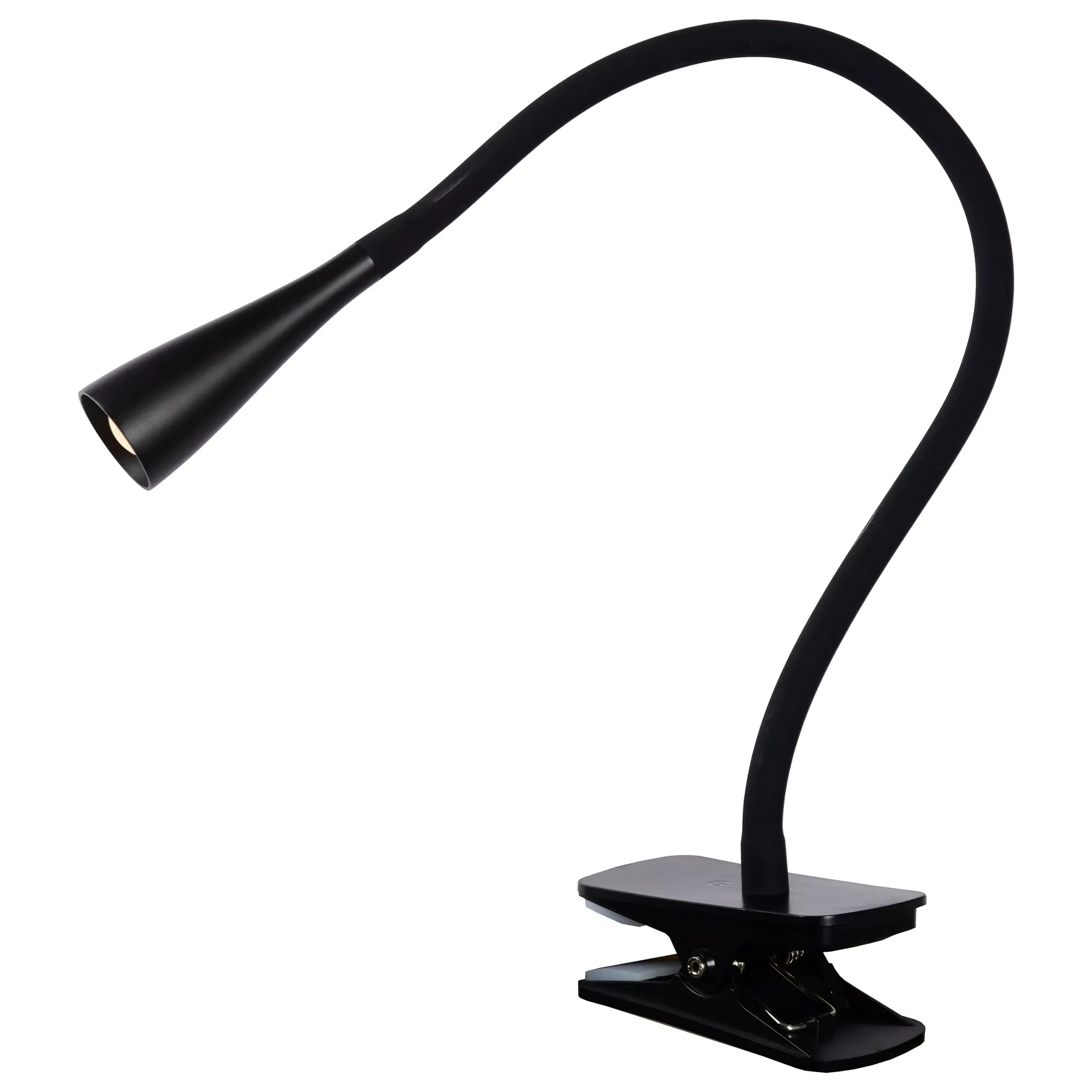 ZOZY - Klemlamp - LED 3 StepDim - 1x4W 3000K - Zwart*Lucide Best