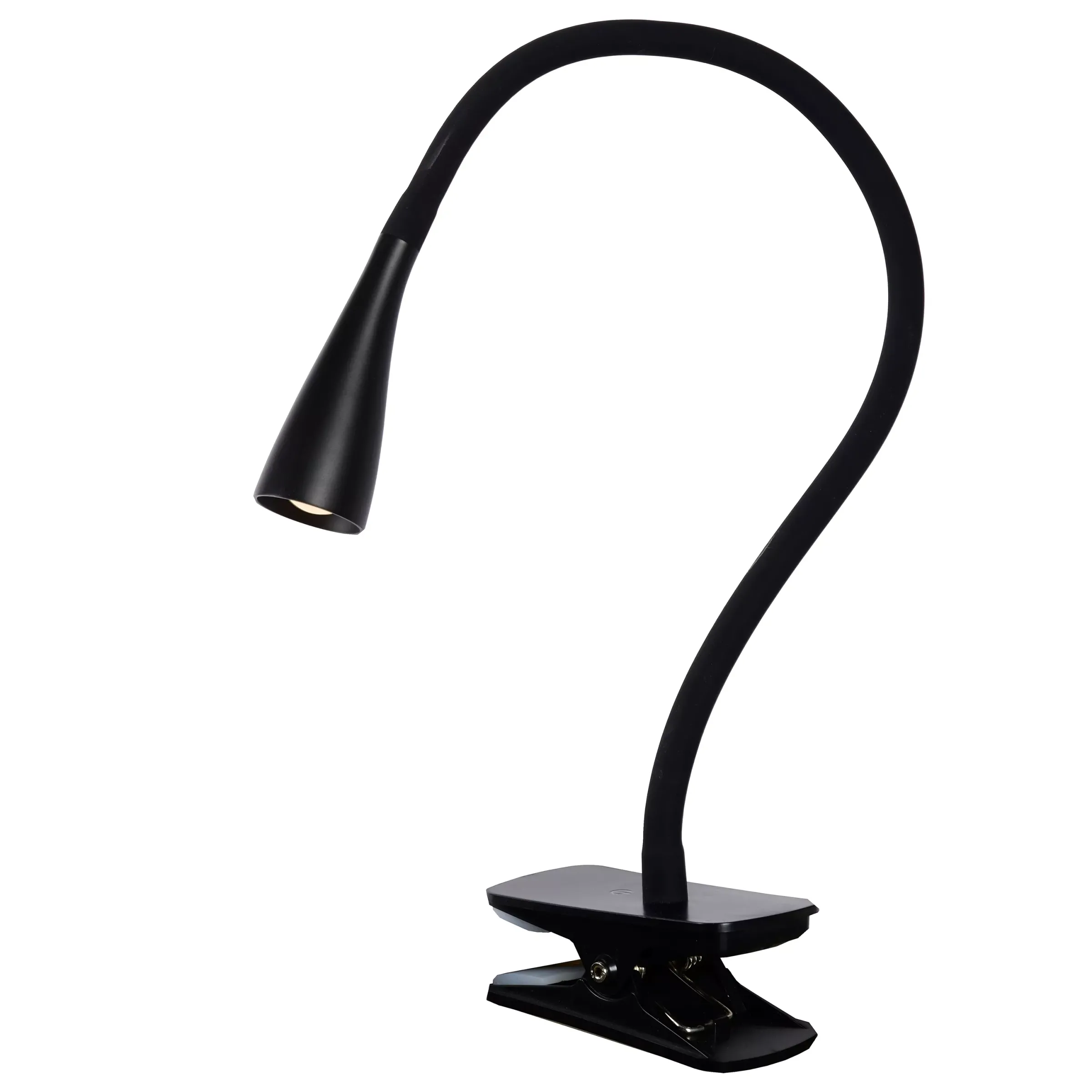 ZOZY - Klemlamp - LED 3 StepDim - 1x4W 3000K - Zwart*Lucide Best