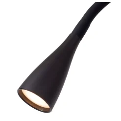 ZOZY - Leeslamp - LED 3 StepDim - 1x4W 3000K - Zwart*Lucide Clearance